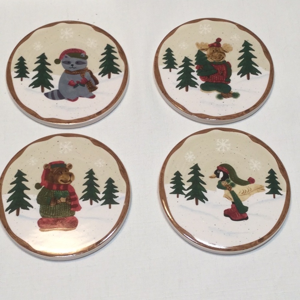St. Nicholas Square Heartland Ceramic Coaster Set​